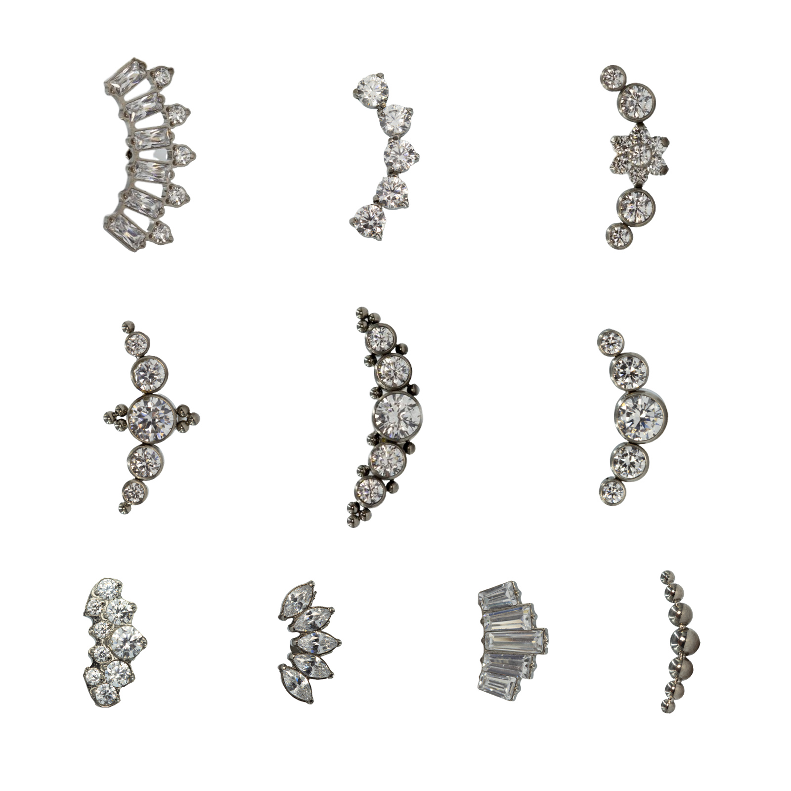 Body Jewelry Implant Grade - 16G Implant เกรดไทเทเนียม ASTM F136 ด้ายภายใน