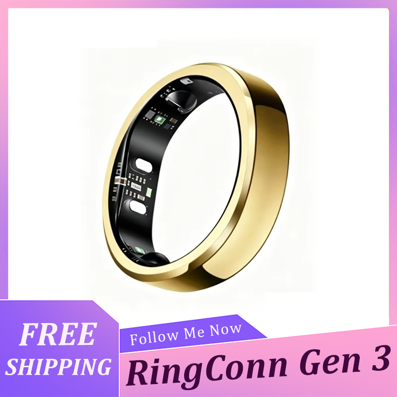 Daith Heart Ring - RingConn Gen 3 แหวนอัจฉริยะติดตามแนวโน้มหลอดเลือด ไม่ต้องสมัครแอป แจ้งเตือนด้วยการสั่น