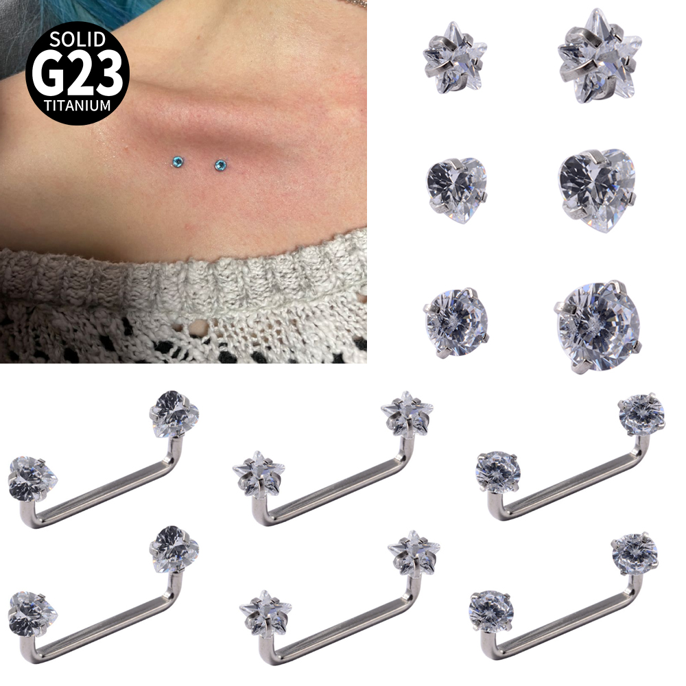 3-1PCS Implant เกรดไทเทเนียม M - Body Jewelry Implant Grade บทวิจารณ์และราคา