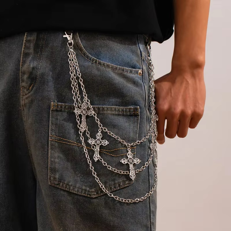 โซ่กางเกงสไตล์พังก์เมทัล แฟชั่ - Body Jewelry Women บทวิจารณ์และราคา