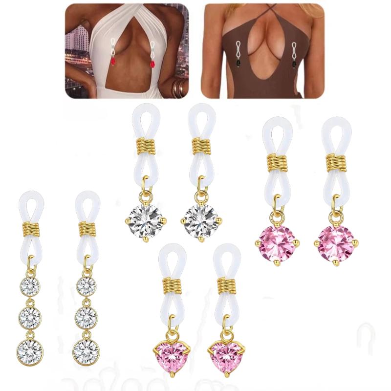 แหวนสวมหัวนมแบบไม่ต้องเจาะ สไต - Body Jewelry Tunnels บทวิจารณ์และราคา