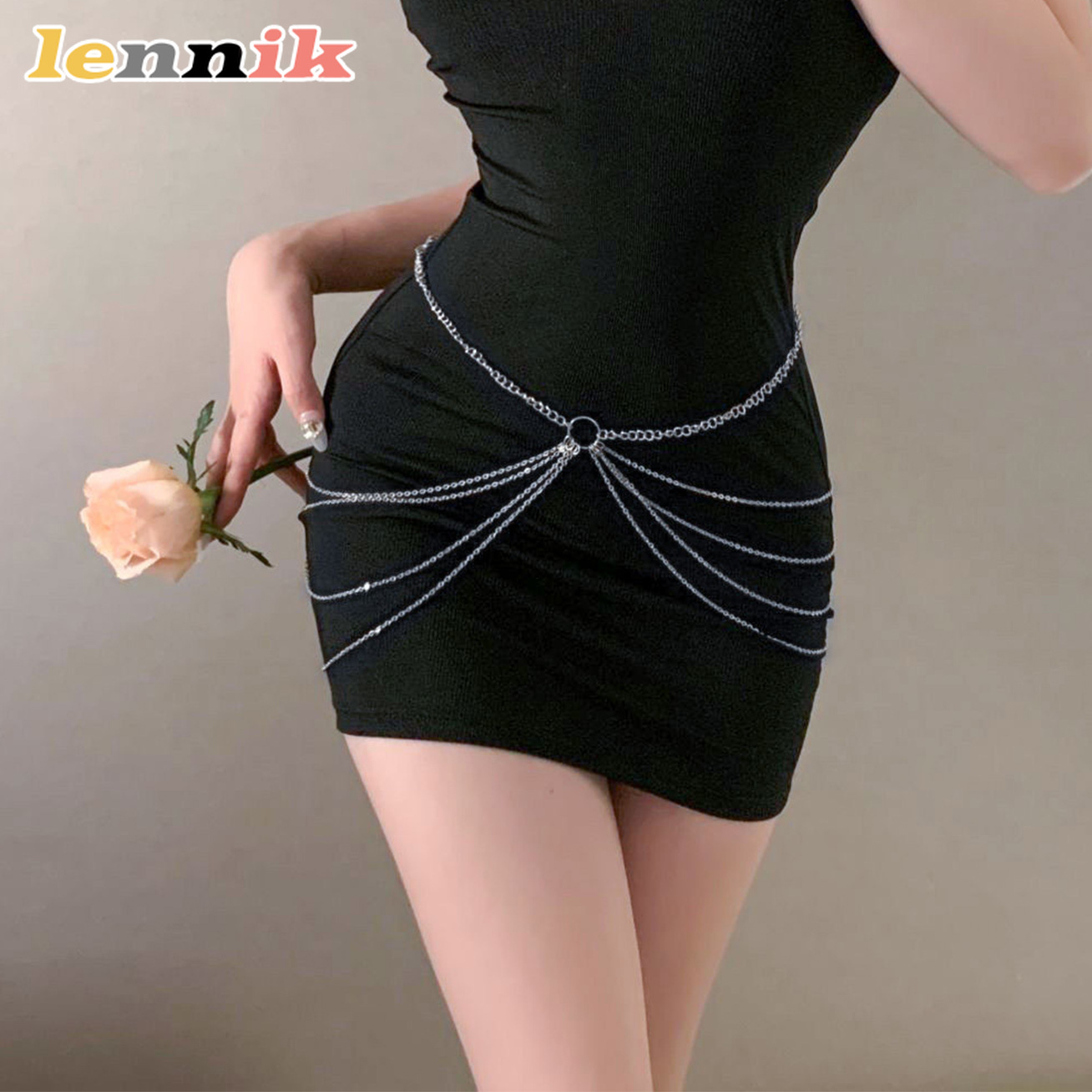 LENNIK พู่โลหะ Multi-Layer เอว - Body Jewelry Online บทวิจารณ์และราคา