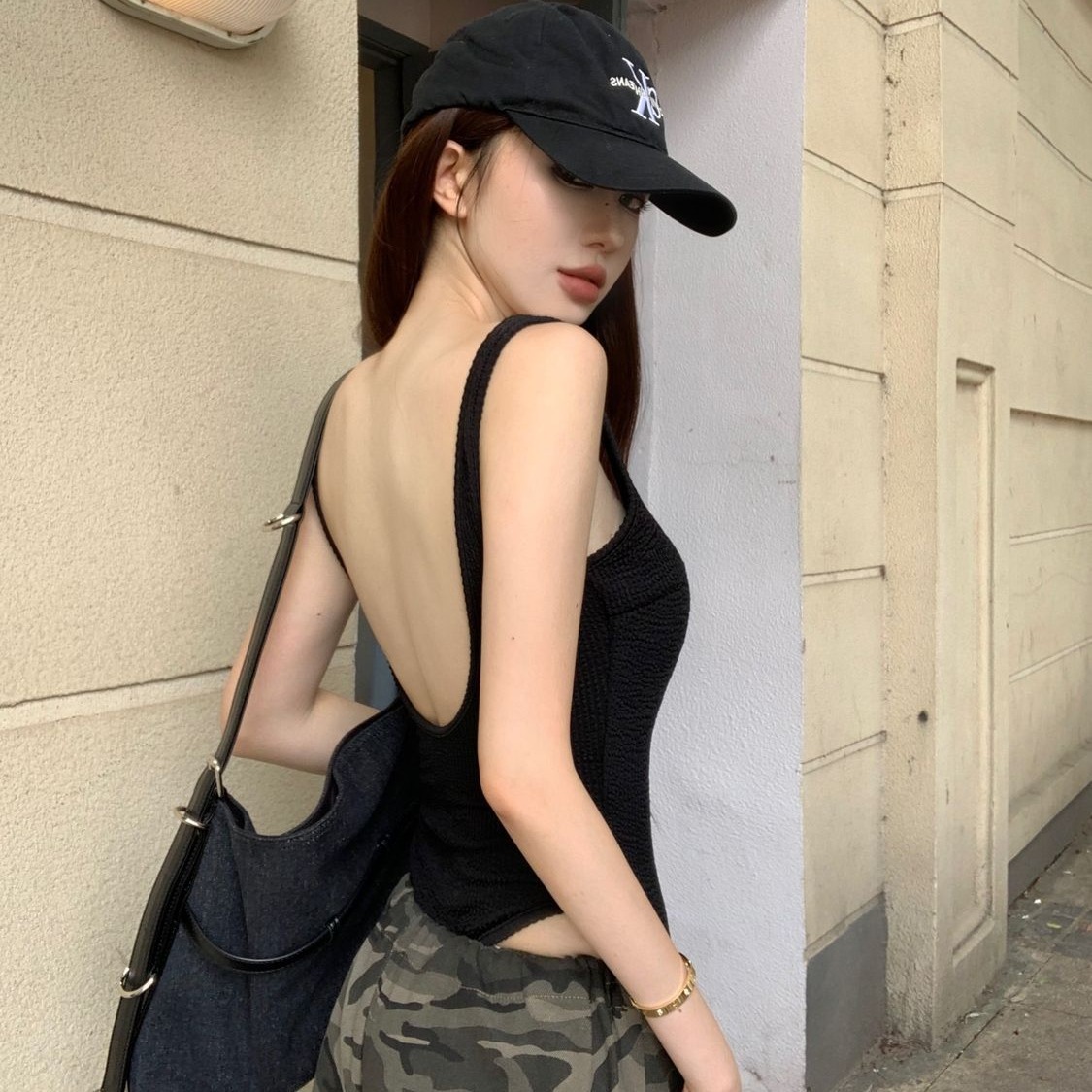 สีดํา Strappy บอดี้สูทเซ็กซี่  - Body Jewelry Women บทวิจารณ์และราคา