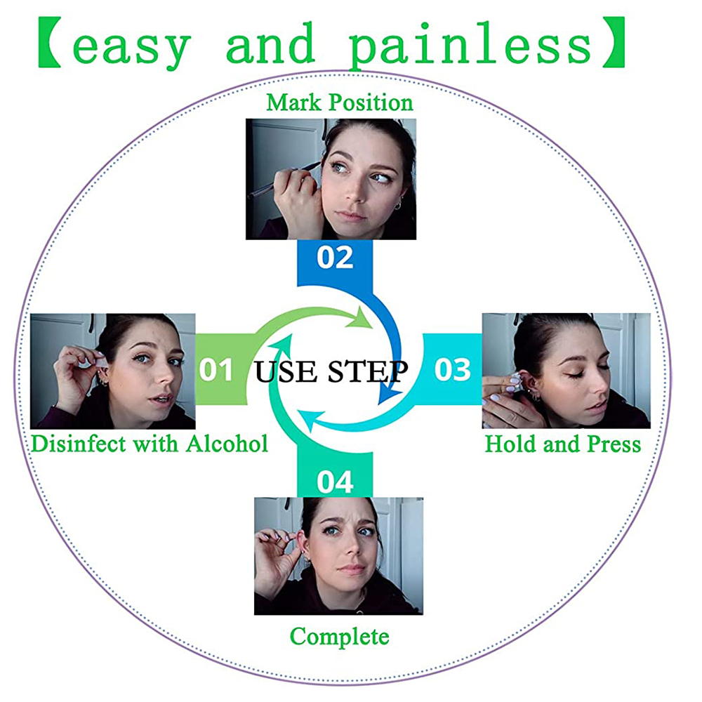 1-20 ชิ้น/เซ็ตหูเจาะปืนทิ้งฆ่า - Body Jewelry Tunnels บทวิจารณ์และราคา