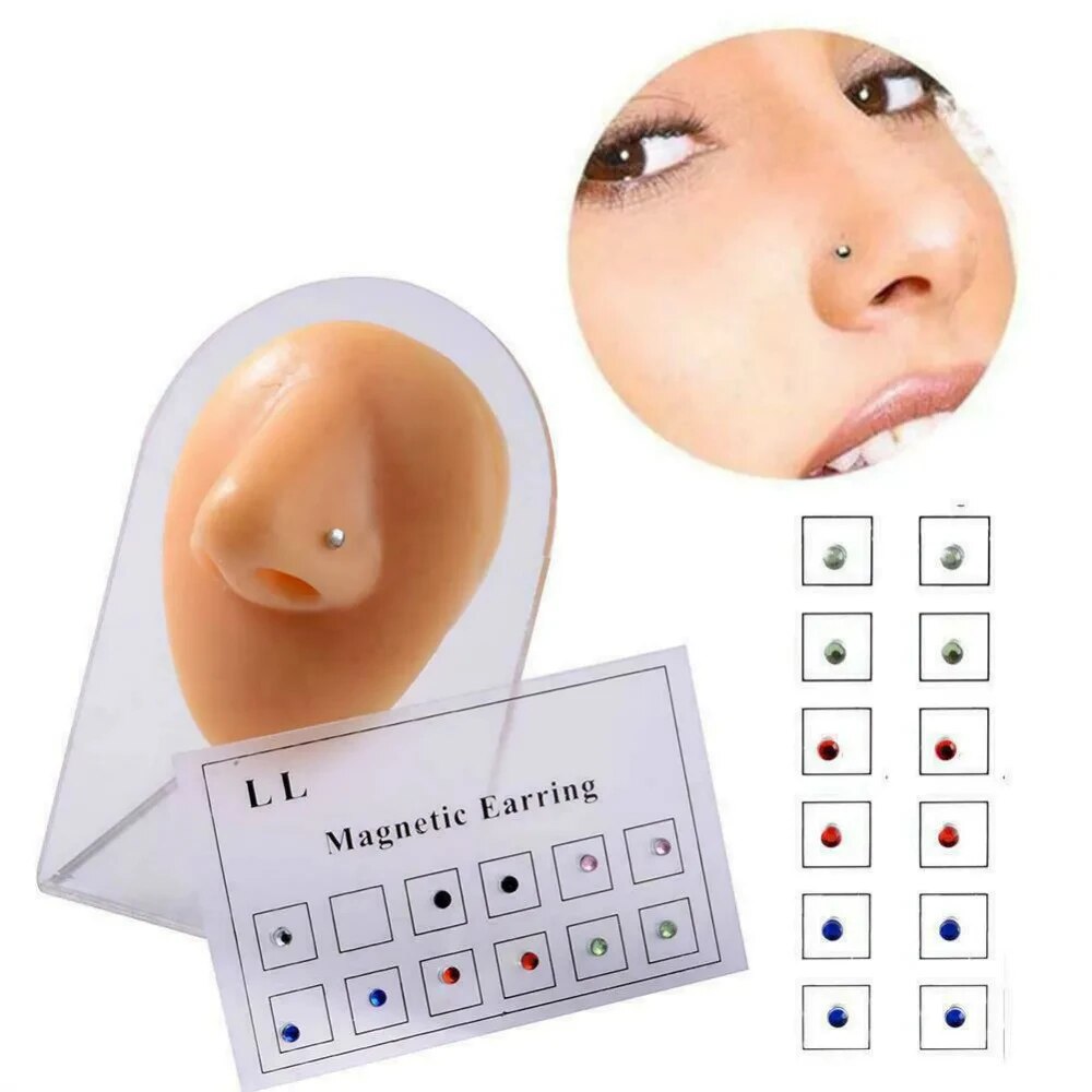 12 ชิ้น/การ์ดปลอม Cheater ไม่เ - Body Jewelry Labret บทวิจารณ์และราคา