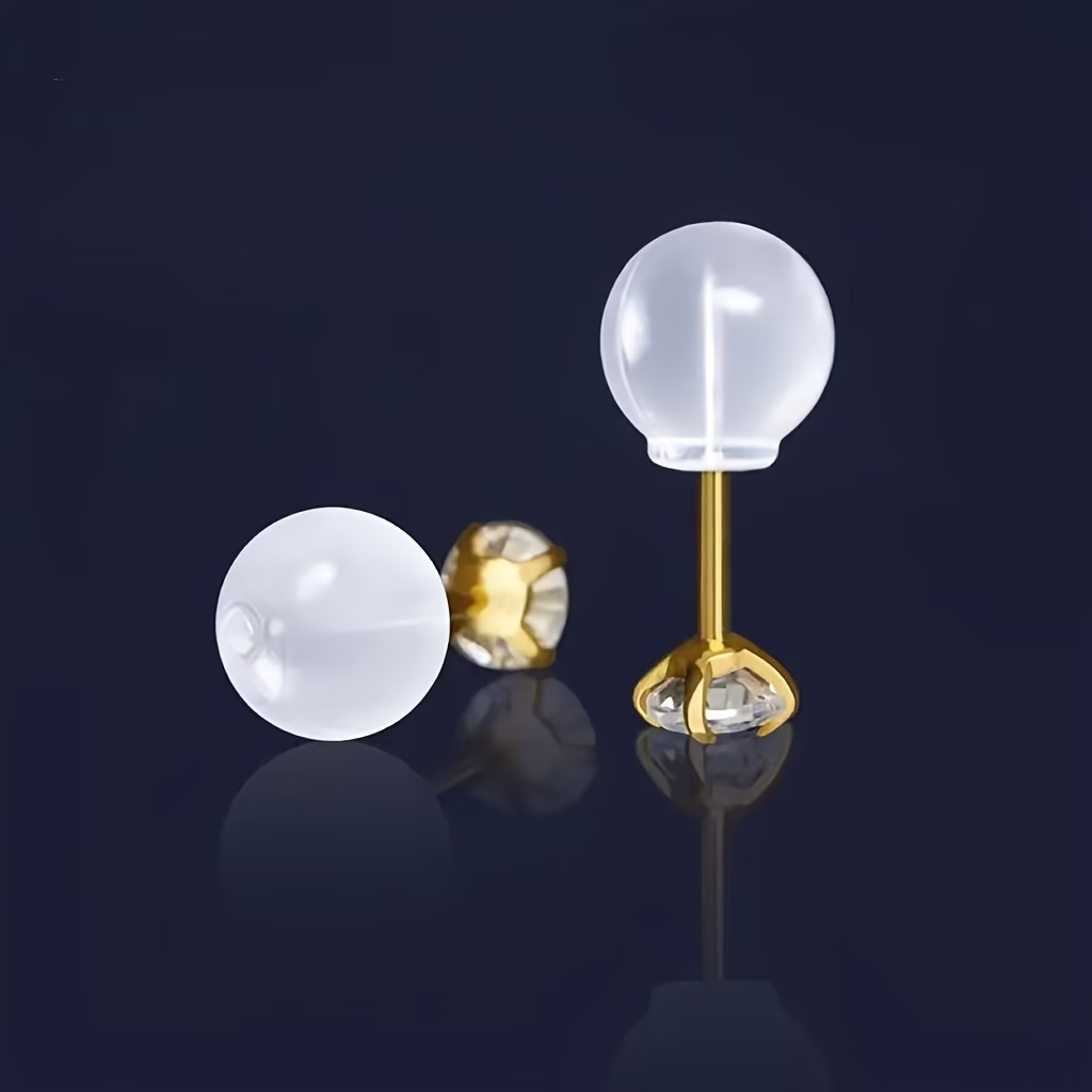 100 ชิ้น จุกซิลิโคนใสแบบนุ่มสำ - Body Jewelry Top บทวิจารณ์และราคา