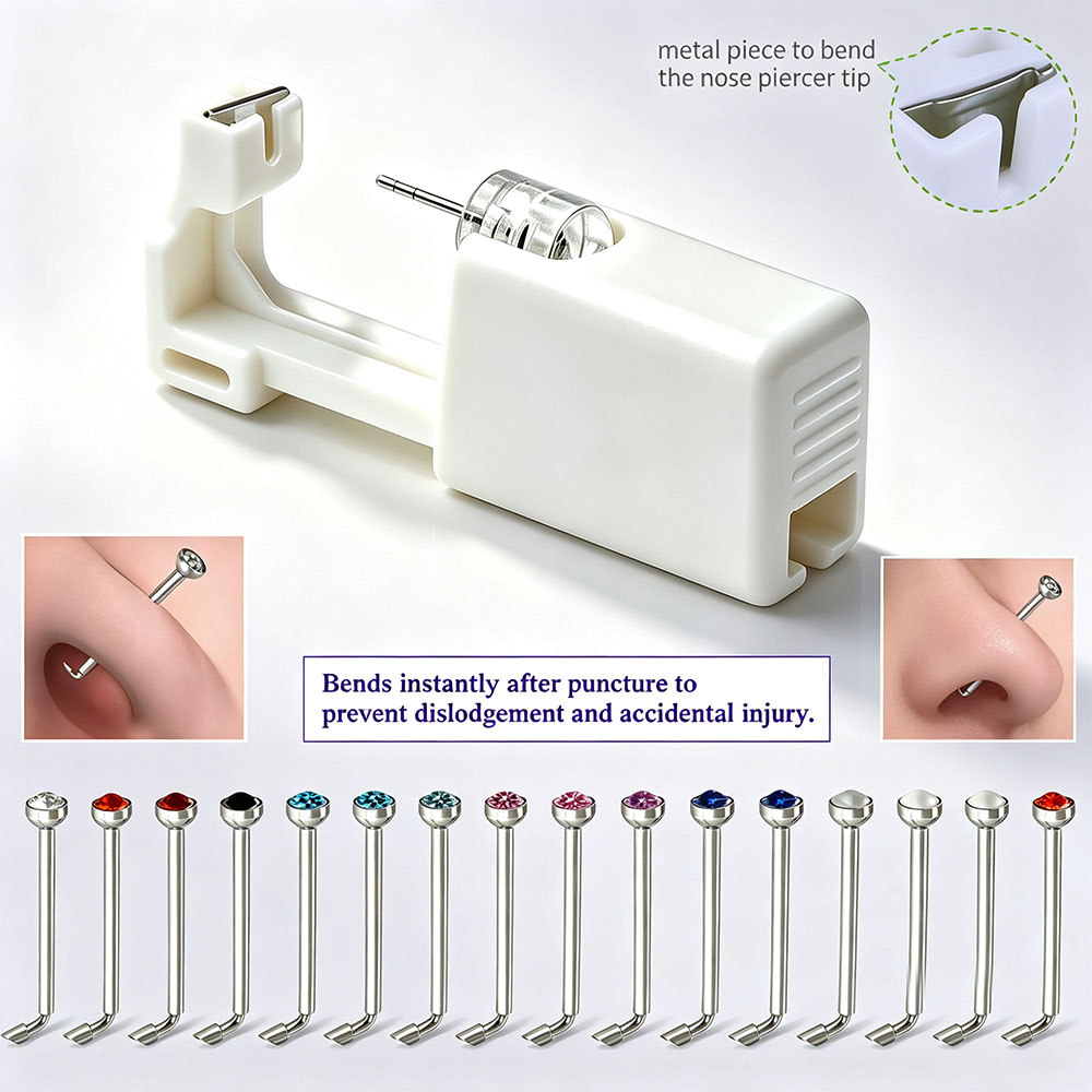 1 ชิ้น/4 ชิ้น ปืนเจาะจมูกแบบใช - Body Jewelry Cleaner บทวิจารณ์และราคา