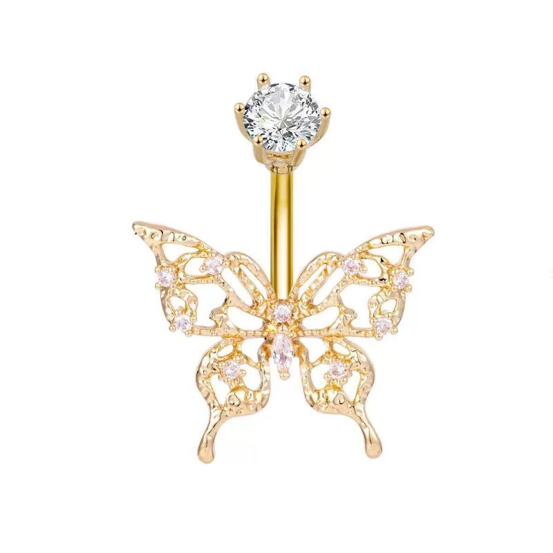 แหวนเจาะสะดือสแตนเลสแบบกลวงรูป - Body Jewelry Tunnels บทวิจารณ์และราคา