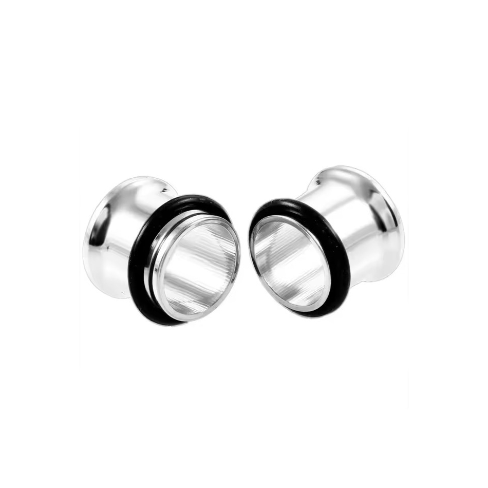 1 คู่สแตนเลสสตีลหูปลั๊กอุโมงค์ - Body Jewelry Tunnels บทวิจารณ์และราคา