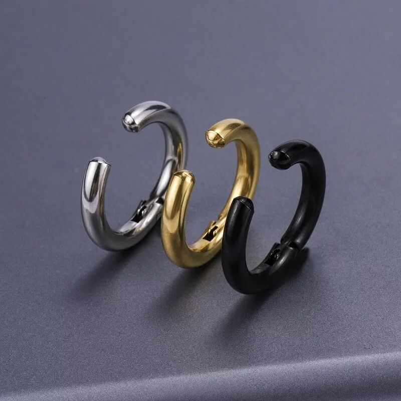 ต่างหูห่วง huggie huggie Hoop  - Body Jewelry Tunnels บทวิจารณ์และราคา