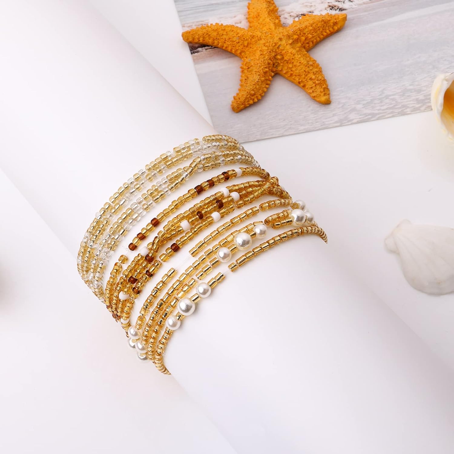 ลูกปัดคาดเอวสำหรับผู้หญิง ลูกป - Body Jewelry Women บทวิจารณ์และราคา