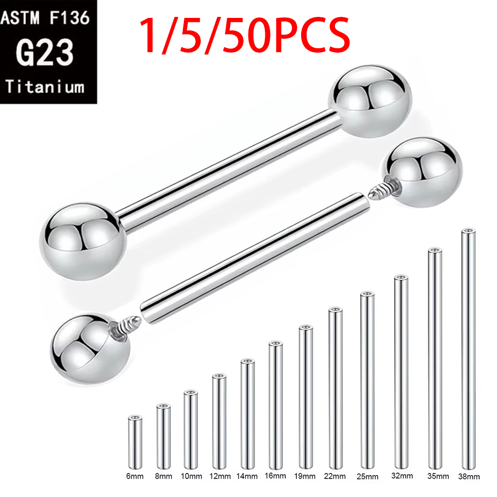 1/5/50 ชิ้น ASTM F136 ไทเทเนีย - Body Jewelry Implant Grade บทวิจารณ์และราคา