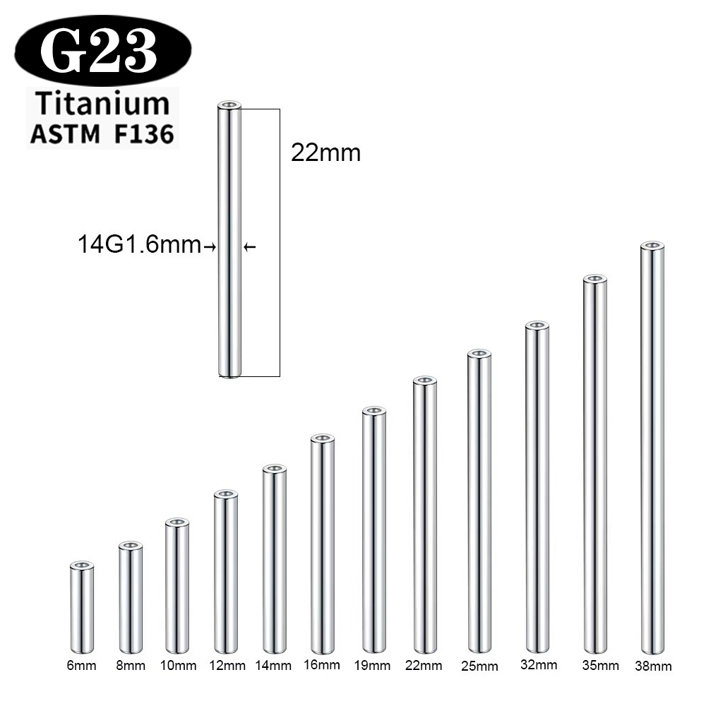 1/5/50 ชิ้น ASTM F136 ไทเทเนีย - Body Jewelry Implant Grade บทวิจารณ์และราคา