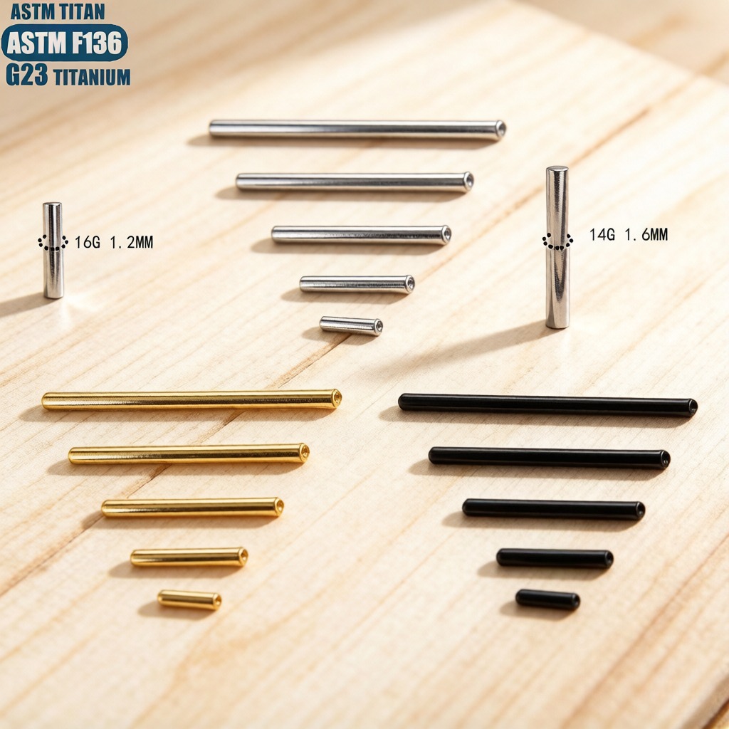 แท่งไทเทเนียมเกรด G23 สำหรับเจ - Body Jewelry Implant Grade บทวิจารณ์และราคา