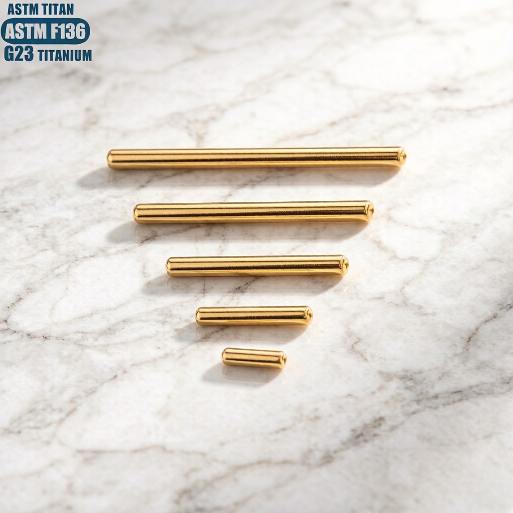 แท่งไทเทเนียมเกรด G23 สำหรับเจ - Body Jewelry Implant Grade บทวิจารณ์และราคา