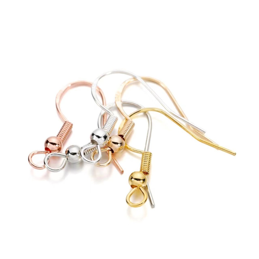 ตะขอต่างหูชุบทอง 100 ชิ้น อุปก - Body Jewelry Top บทวิจารณ์และราคา