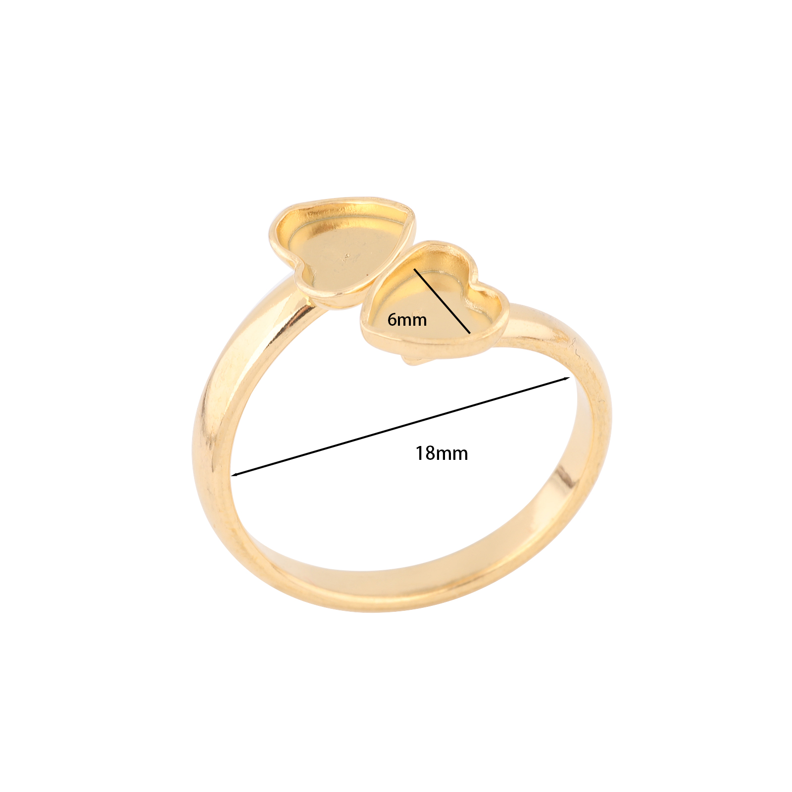 10pcs สแตนเลสสตีลชุบทอง 6 มม.ห - Daith Heart Ring บทวิจารณ์และราคา