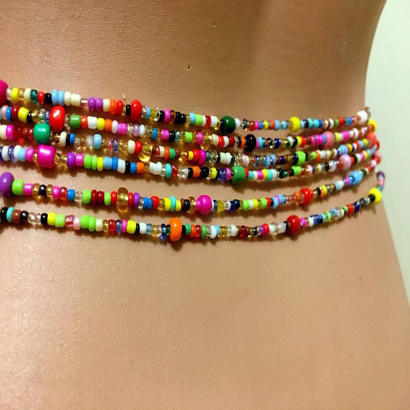 โซ่ประดับลูกปัดห้อยสะดือสำหรับ - Body Jewelry Women บทวิจารณ์และราคา