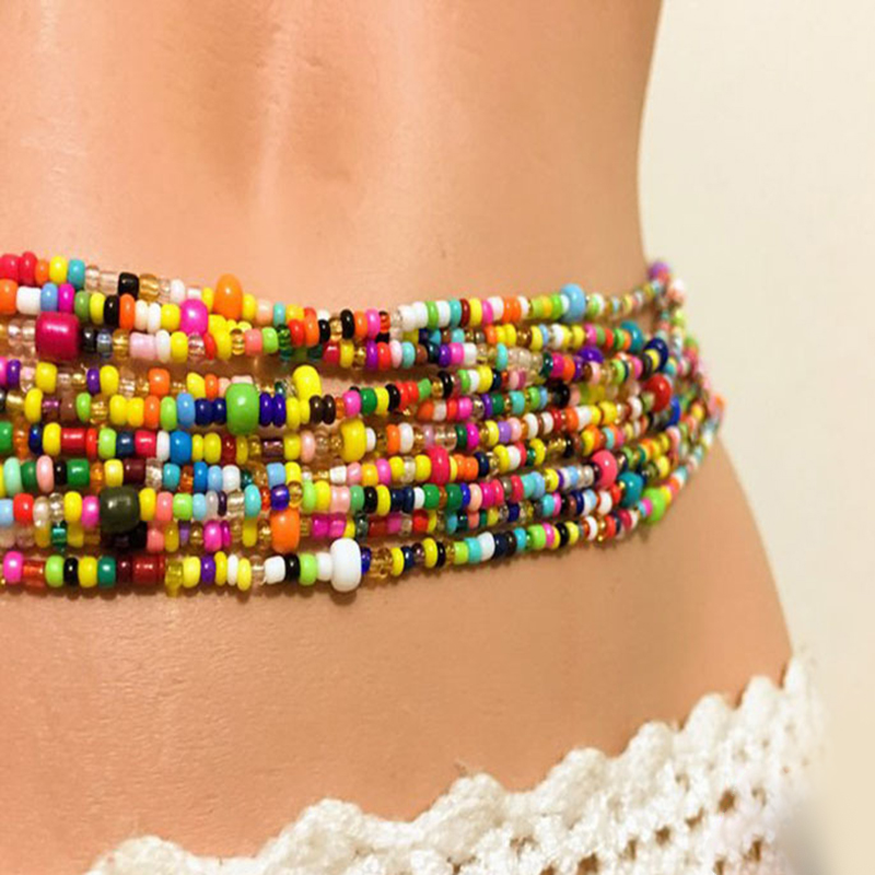 โซ่ประดับลูกปัดห้อยสะดือสำหรับ - Body Jewelry Women บทวิจารณ์และราคา