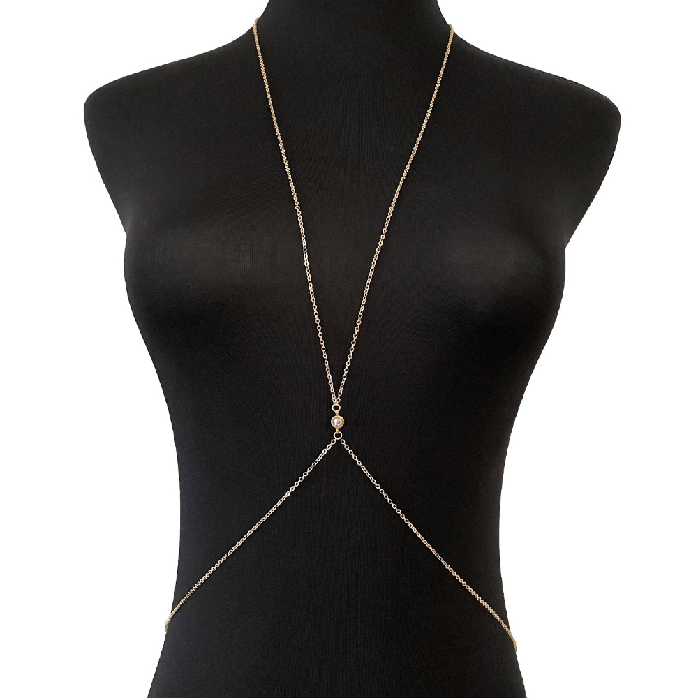 สร้อยคอร่างกายแบบมินิมอลสุดเซ็ - Body Jewelry Women บทวิจารณ์และราคา
